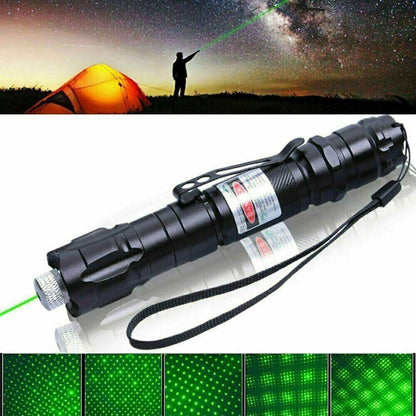 532NM Green Laser Pointer Pen Rechargable Visible Beam Torche 1000Meters