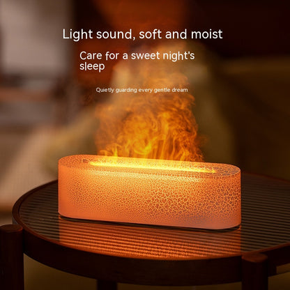 Creative Lava Colorful Flame Aroma Diffuser Desktop Atmosphere Humidifier