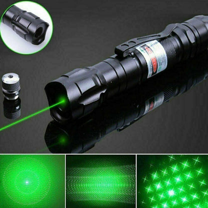 532NM Green Laser Pointer Pen Rechargable Visible Beam Torche 1000Meters