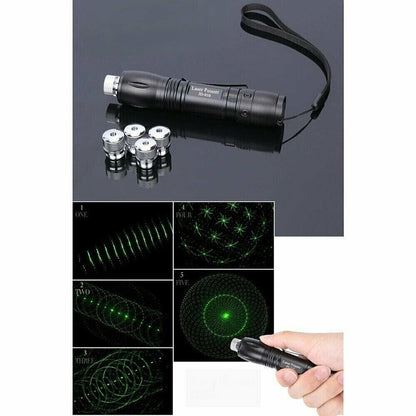 532NM Green Laser Pointer Pen Rechargable Visible Beam Torche 1000Meters